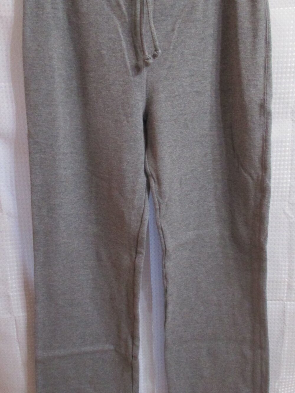 Champion Men's Gray Sweatpants Regular Drawstring Elastic Waist Straight Leg L